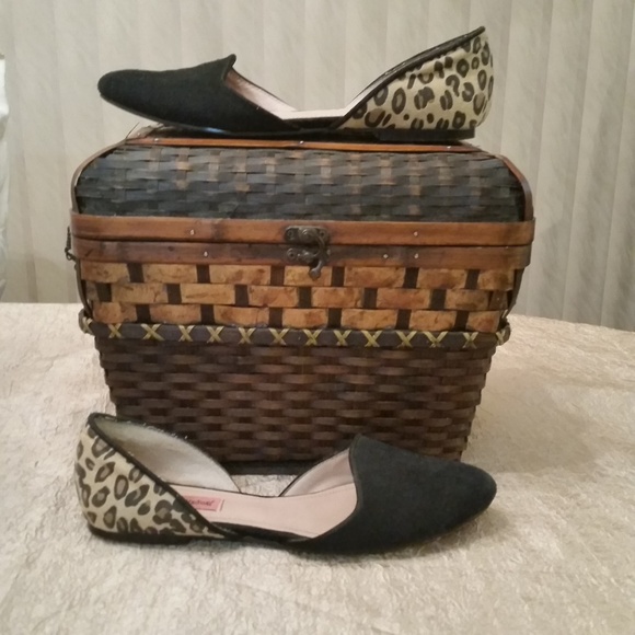 Betsey Johnson Shoes - $$$ Betsey Johnson Suede Animal Print Shoes $$$